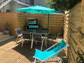 100m plage Appt 3ch 6pers avec fibre patio barbecue